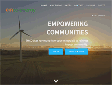 Tablet Screenshot of emcoenergy.com